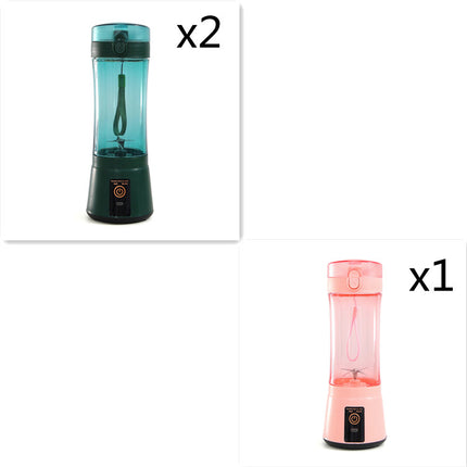 Portable Electric Fruit Juicer Wireless USB Rechargeable Mini Mixer Multifunction Summer Smoothie Blender Machine Kitchen Supplies