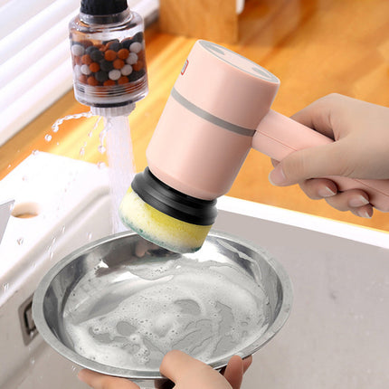 Electric Cleaning Brush Dishwashing Brush Automatic Wireless USB Rechargeable Professional Kitchen Bathtub Tile Cleaning Brushes