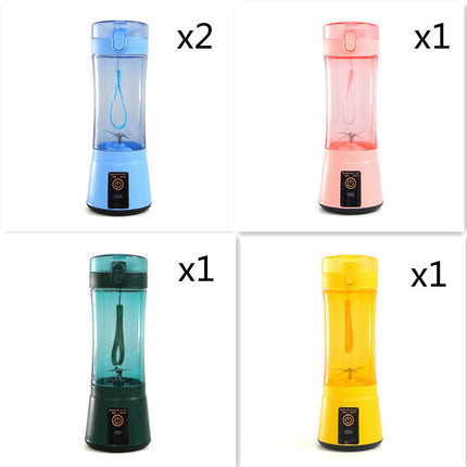 Portable Electric Fruit Juicer Wireless USB Rechargeable Mini Mixer Multifunction Summer Smoothie Blender Machine Kitchen Supplies